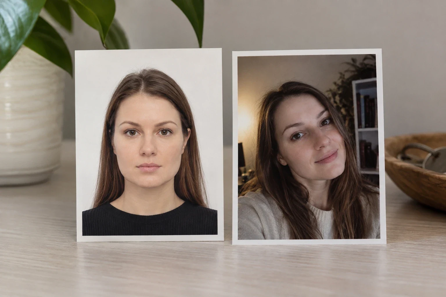 Портрет на нейтральном фоне для подготовки фото на документы — этап или дополнительный пример 1 к статье «Фото на паспорт из обычной фотографии: что допустимо»