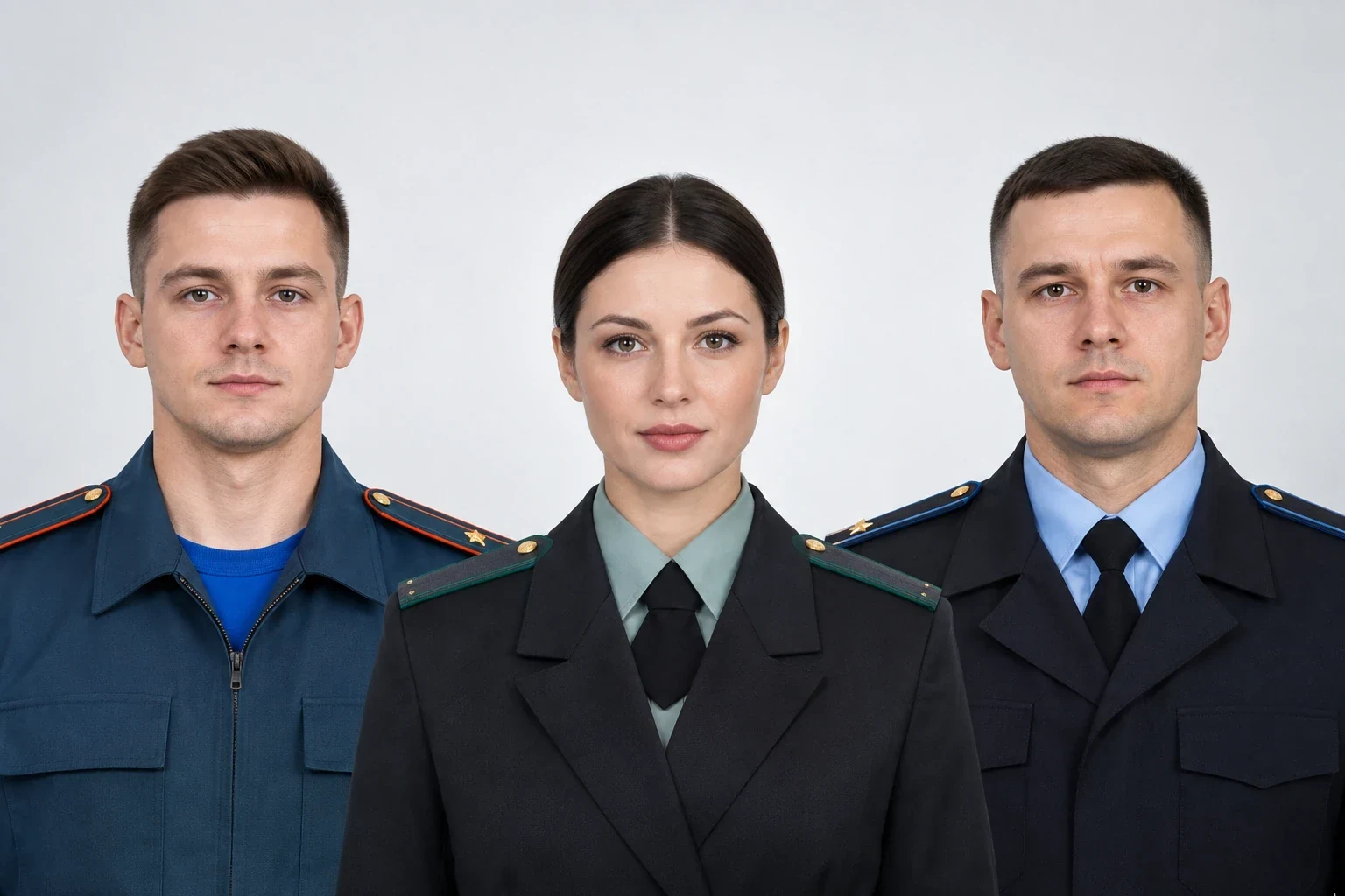 Официальный портрет в российской форме для электронного удостоверения — фото на удостоверение мчс, фссп и других ведомств