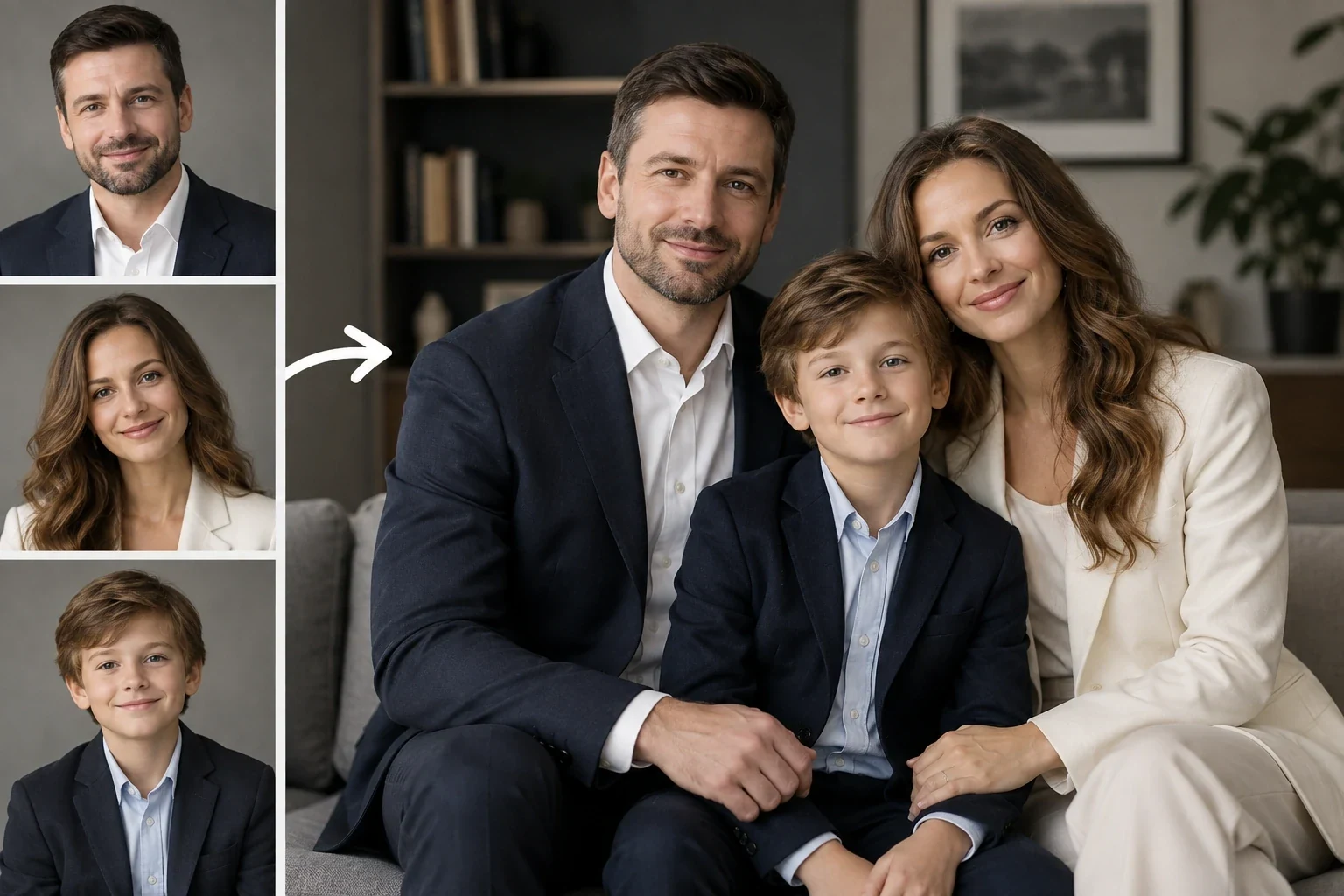 Фотография до и после индивидуальной цифровой обработки — этап или дополнительный пример 1 к статье «Как подобрать одежду для делового портрета»