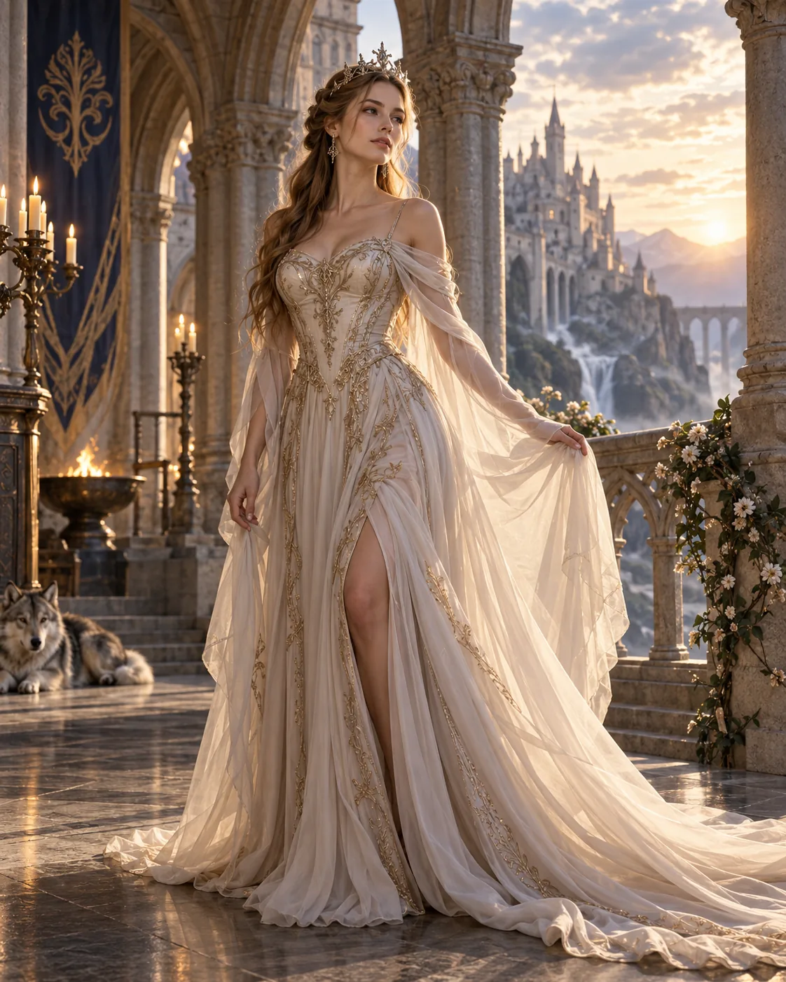 Fantasy нейрофотосессия: сказочный женский образ принцессы