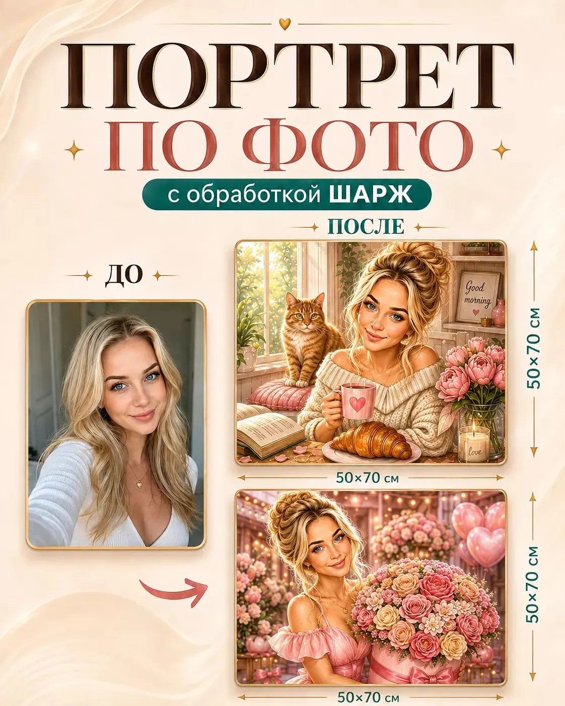 Картина по фото на заказ 50х70_1