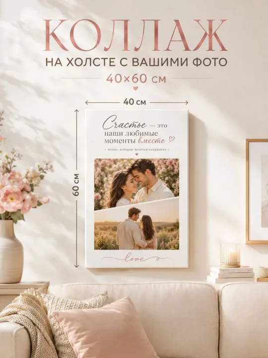 Зеркало ПроАрт Картина Счастье моё 40х60 см_3