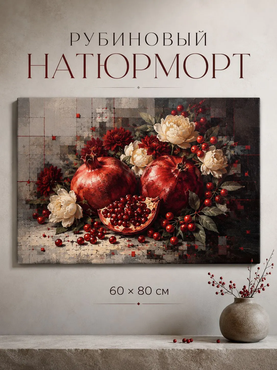 Зеркало ПроАрт Картина на холсте по фото 60х80 см_1