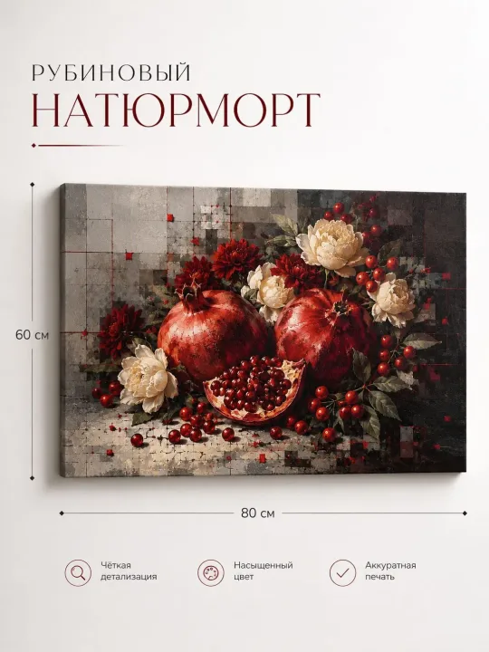 Зеркало ПроАрт Картина на холсте по фото 60х80 см_2
