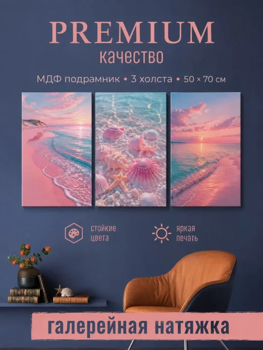 Зеркало ПроАрт Картина по фото на заказ 3 шт 50х70 см_6
