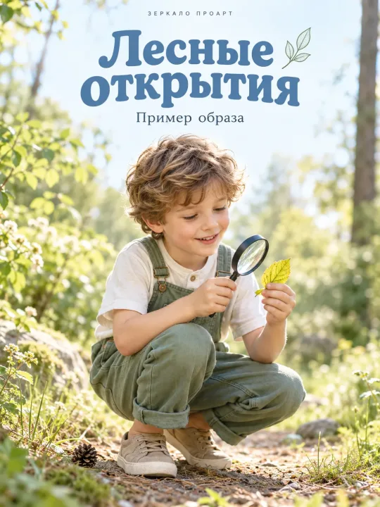 Детская обработка фото онлайн — пример 2