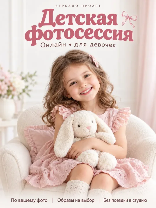Фотосессия для девочки онлайн