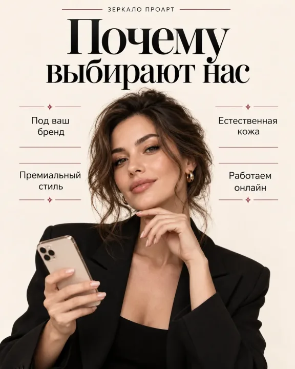 Портрет для бьюти-мастера по фото — пример 2