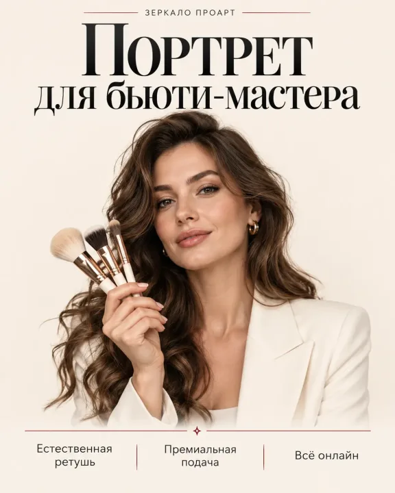 Портрет для бьюти-мастера по фото