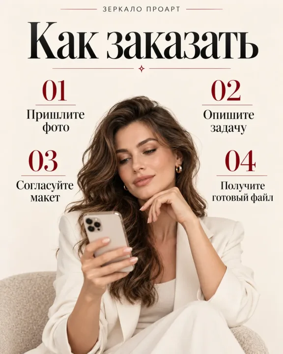 Пример: Портрет для бьюти-мастера по фото