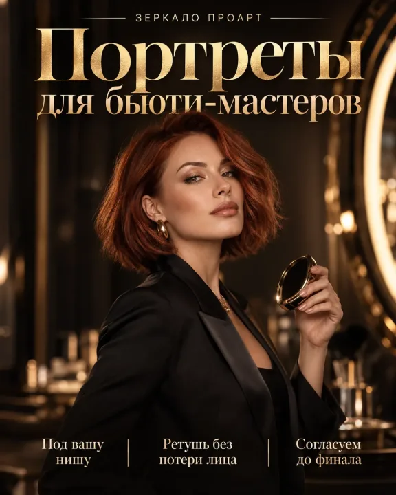 Портрет для бьюти-мастера по фото