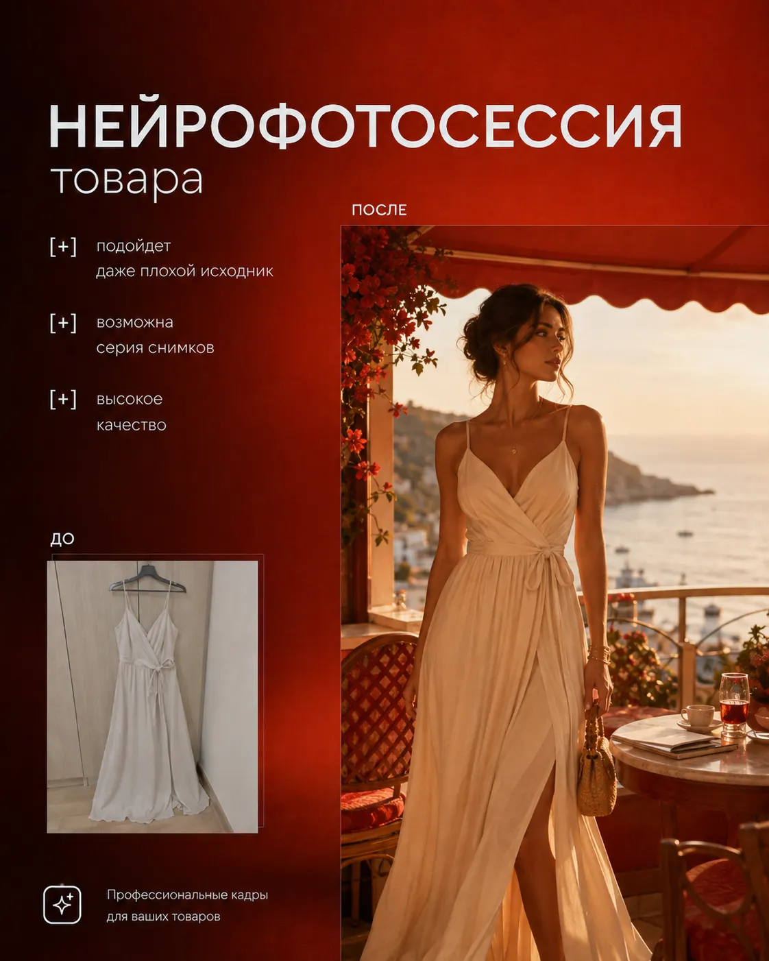 Нейрофотосессия крема для лица , фотосессия для товаров онлайн