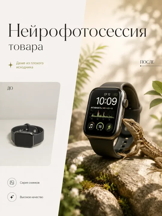 Нейрофотосессия для техники, фотосессия для товаров онлайн