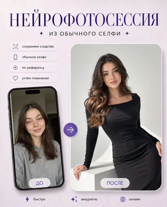 Нейрофотосессия онлайн по фото
