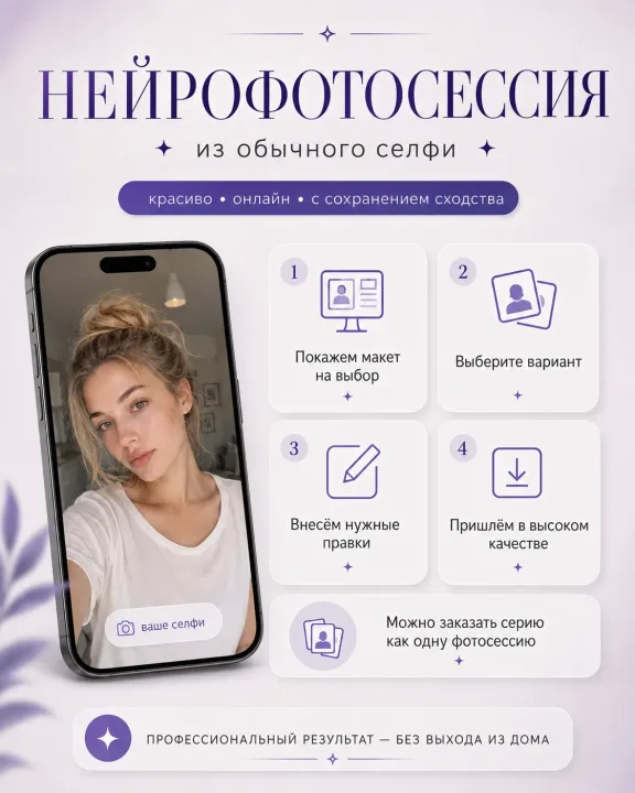 Пример: Нейрофотосессия онлайн по фото