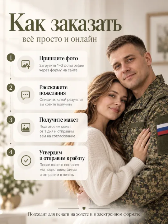 Военный портрет по фото — электронный файл · фото 4