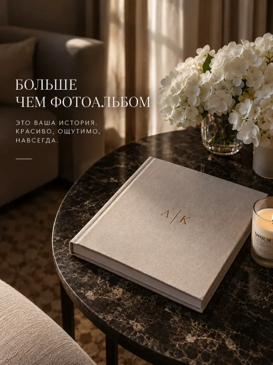 Фотоальбом на заказ с вашими фотографиями