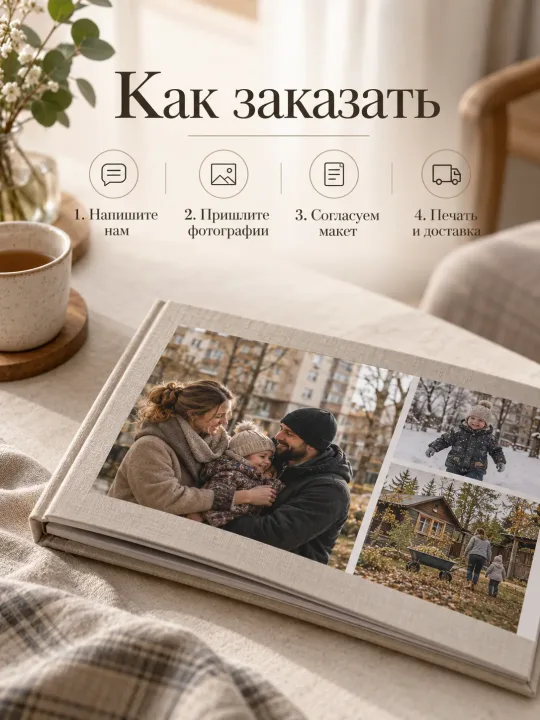 Фотокнига с индивидуальным дизайном