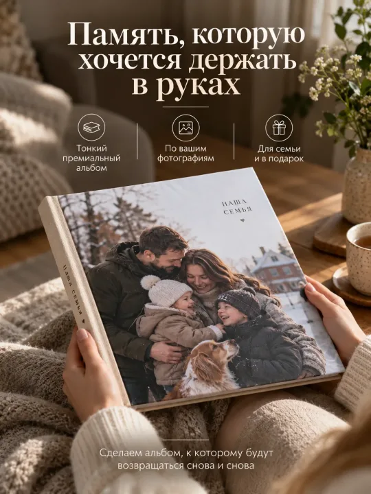 Фотоальбом на заказ с вашими фотографиями