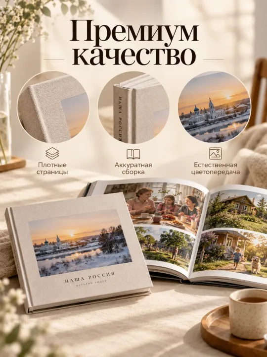 Фотоальбом на заказ с вашими фотографиями — пример 2