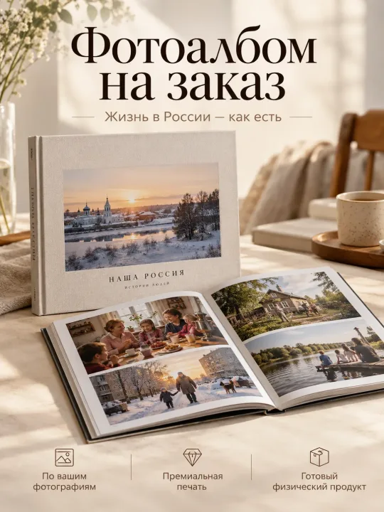 Фотоальбом на заказ с вашими фотографиями