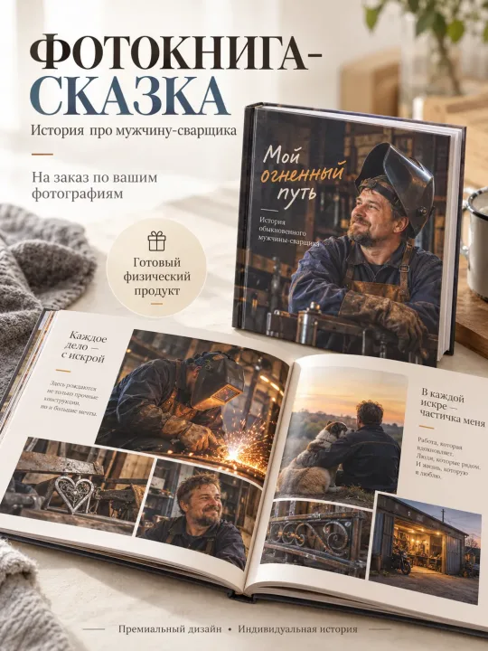 Персональная книга на заказ подарок мужу