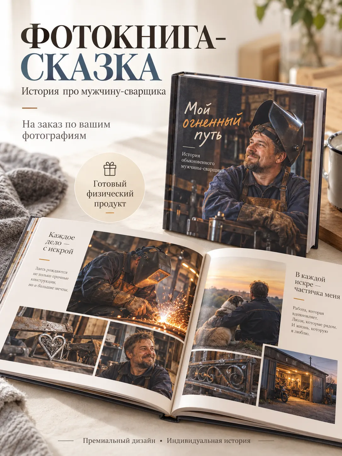 Персональная книга на заказ с вашим ребёнком или вашей историей · фото 4
