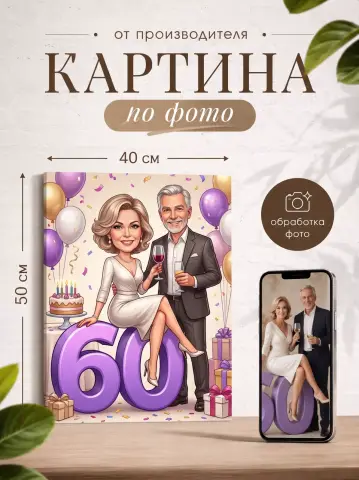 Картина по фото на холсте на заказ 40х50