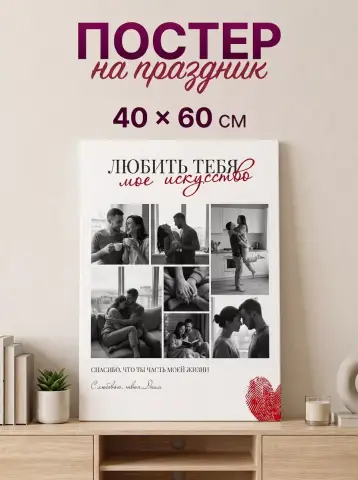 Картина по фото на заказ 40х60