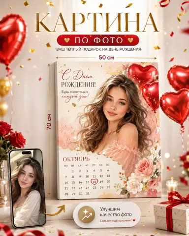 Картина по фото на заказ 50х70