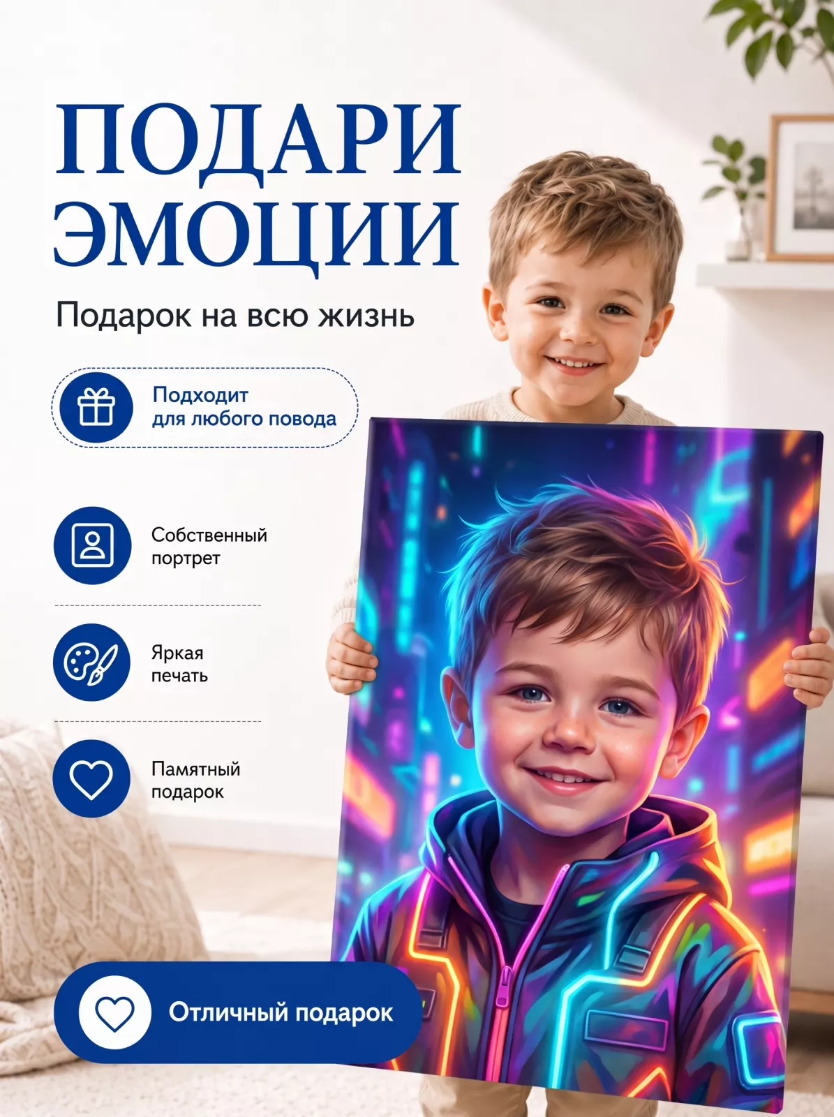 Картина по фото на заказ 60х80 см