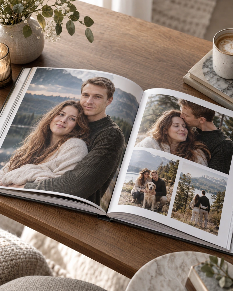 Фотокнига и персональная книга по фотографиям